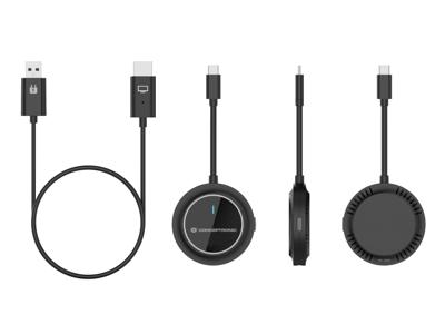 Conceptronic ATHERIC01B draadloze beeldschermadapter HDMI/USB Volledige HD Dongle