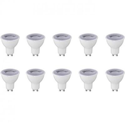 Dimbare LED Spot Set 10 Stuks - GU10 Fitting - 6W - Natuurlijk Wit 4200K