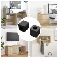 Ladehouder 2 pcs Zwart 15 x 15 x 15mm PP Copolymeer - thumbnail