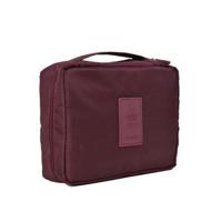 2 PC'S handige reizen cosmetische make-up toilettas geval Wash organisator opbergetui Bag (wijn rood) - thumbnail