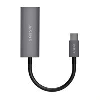 AISENS - A109-0709 - USB3.1 Gen1 USB-C naar Gigabit Ethernet converter 10/100/1000 Mbps, grijs, 15 cm - thumbnail