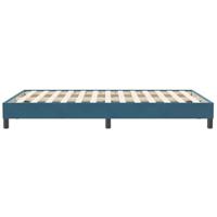 Bedframe zonder matras 120x210 cm fluweel donkerblauw - thumbnail