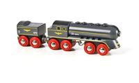 Brio 33697002 Zwarte stoomlocomotief met kolentender - thumbnail