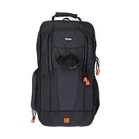 Rollei 20289 Fotoliner draagtas, camerarugzak voor kleine DSLR- en DSLM-camera's, dagrugzak geschikt als handbagage met regenhoes en tabletvak in zwart - thumbnail
