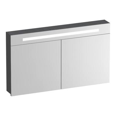 Brauer Promise Spiegelkast - 120 cm - met Verlichting - 2 Spiegeldeuren - Timber Grey