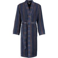 Heren kimono marine Cawo - velours katoen-L - 52 - thumbnail