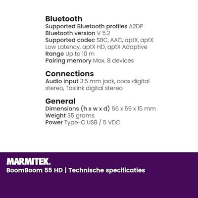 Marmitek BoomBoom 55 HD TV accessoire