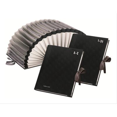 PAGNA Waaiermap 24211-04 24211-04 Hardkarton Zwart DIN A4 Aantal vakken: 20 A-Z