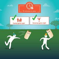 Asmodee Throw Throw Burrito - Extreme Outdoor Edition Partyspel - thumbnail