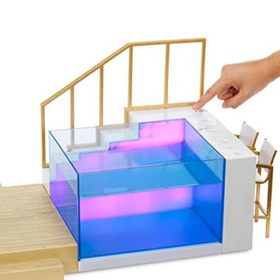 Rainbow High Color Change Pool and Beach Club Set + Licht