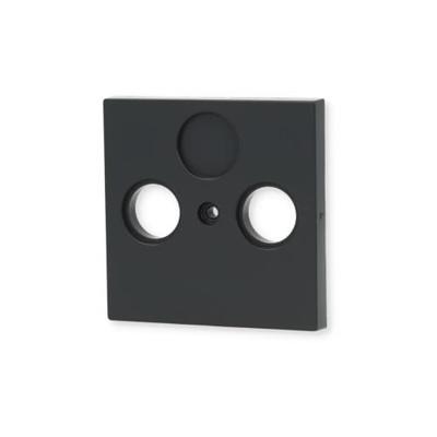 Kopp HK07 antraciet afdekplaat voor coax - 4623040