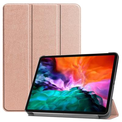 3-Vouw sleepcover hoes - iPad Pro 12.9 inch (2021) - Rose Goud