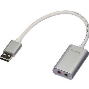 LINDY Audio Converter USB Typ A auf Audio Konverter [USB - Jackplug]