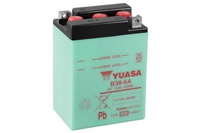 YUASA batterij "b38-6a". battery b38-6a standard without sp YUASA batterij "b38-6a". battery b38-6a standard without sp