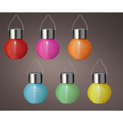 Solar lantaarn nylon Ø7xH9.5cm