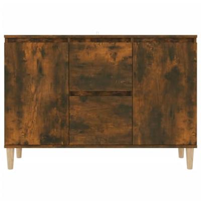 Dressoir 101x35x70 cm bewerkt hout gerookt eikenkleurig Dressoir 101x35x70 cm bewerkt hout gerookt eikenkleurig