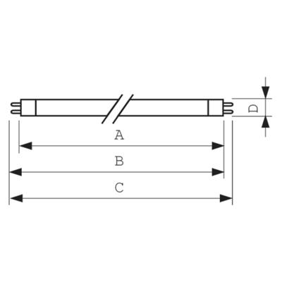 Philips Tl buis 8w/840 master mini super 80 koel wit | 25 stuk stuks