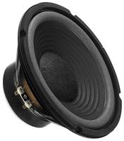 Monacor SP-202E Hi-F-bas-midrange driver, compact baschassis in volledige tweerichtingsmogelijkheden biedt uitstekende geluidskwaliteit, zelfpassende luidspreker, in zwart,Zwart - thumbnail