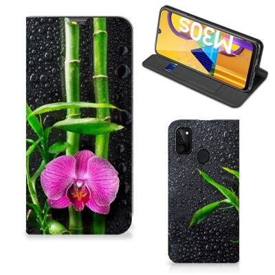Samsung Galaxy M30s | M21 Smart Cover Orchidee Samsung Galaxy M30s | M21 Smart Cover Orchidee