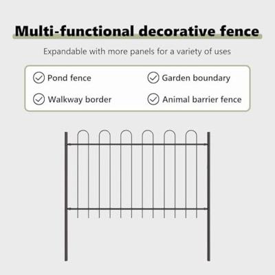 VidaXL Tuinhek grijs 1,7 x 0,8 m poedercoating staal