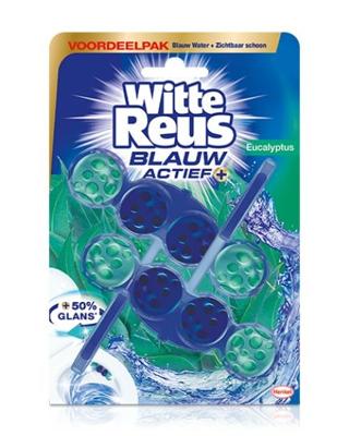 Witte Reus Toiletblok blauw actief eucalyptus 100 Gram