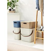 Rotho Albula Decoratie Opbergbox 20L Mistletoe Wit - thumbnail