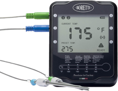 Boretti BBQ Thermometer met 2 sondes