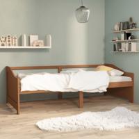 Bedbank 3-zits massief grenenhout honingbruin 90x200 cm - thumbnail