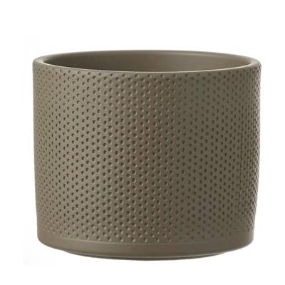 Mica Decorations era pot groen relief 13x15cm Mica Decorations era pot groen relief 13x15cm