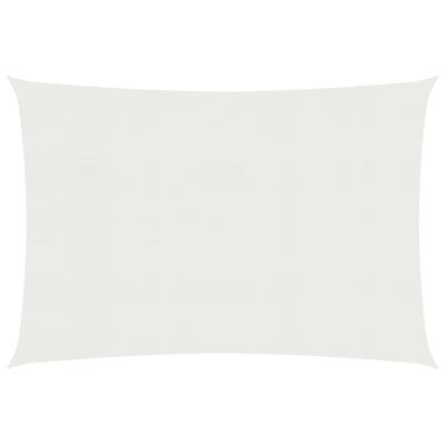 VidaXL Zonnezeil 160 g/m² 2x2,5 m hdpe wit