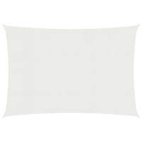 VidaXL Zonnezeil 160 g/m² 2x2,5 m hdpe wit - thumbnail
