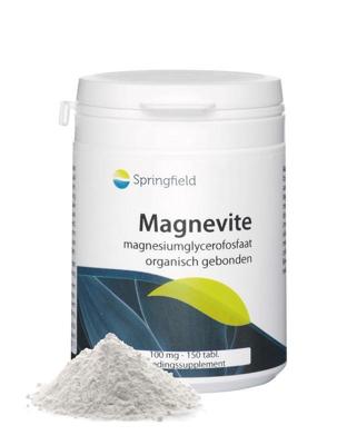 Springfield Magnevite Magnesium Glycerofosfaat 100mg Tabletten