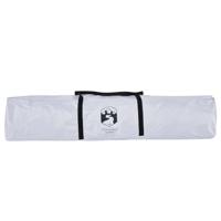 VidaXL Koepeltent 2-persoons waterdicht verduisterend stof wit - thumbnail