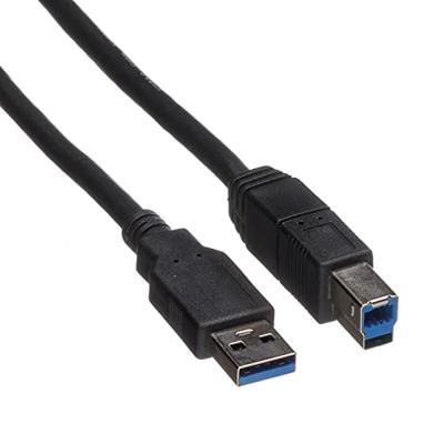 ROLINE USB 3.2 Gen 1 kabel, type A-B, zwart, 1,8 m