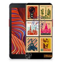 Samsung Galaxy Xcover 5 | Silliconen Back Cover | Postzegels - thumbnail