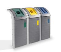 Hailo ProfiLine WSB Design PLUS XXXL 9125900 Recyclingzakhouder 120 l Kunststof (b x h x d) 500 x 1100 x 450 mm Grijs 1 stuk(s) - thumbnail