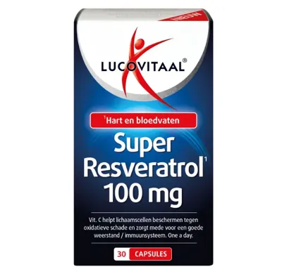 Lucovitaal Super Resveratrol 100mg 30Capsules Lucovitaal Super Resveratrol 100mg 30Capsules