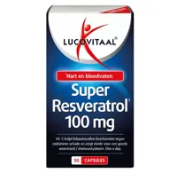 Lucovitaal Super Resveratrol 100mg 30Capsules - thumbnail
