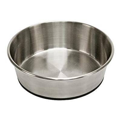 Kerbl Hondenbak roestvrij staal, hondenvoerbak waterbak, antislip, 1600 ml