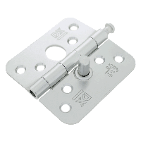 VH-Scharnier 76x76mm staal vz roh DX (losse pen) - thumbnail