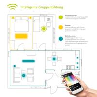 Eglo InbouwspotsFueva-C set van 3 x 8,5cm metaalgrijs - 32882 - thumbnail