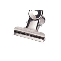Papierklem MAUL Bulldog 30mm capaciteit 10mm zilver 10 stuks - thumbnail