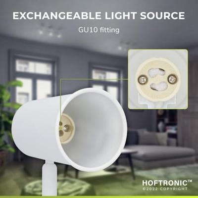 Riga - LED plafondlamp - 12 Watt 1200 Lumen - 3 spots - 6500K Neutraal wit - Draaibaar en dimbaar - GU10 - Kantelbaar - Plafondspot - IP20 Voor binnen - Wit