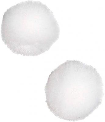 Creativ Company Pom-poms, d 20 mm, wit, 100 stuk/ 1 doos