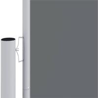 Windscherm uittrekbaar 220x1200 cm antracietkleurig - thumbnail