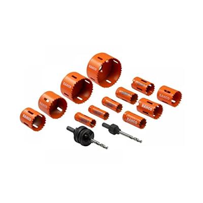 Bahco Sandflex® Bi-metalen gatzagenset | voor metaal en houtsoorten | 19 mm - 76 mm - 14-delig - 3834-PROMO-122-76