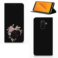 Samsung Galaxy A6 Plus (2018) Magnet Case Boho Text - thumbnail