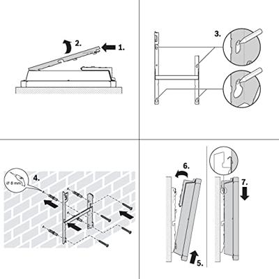 Bosch Home Comfort HC-4000-10 Convector 10 m² 1000 W Wit