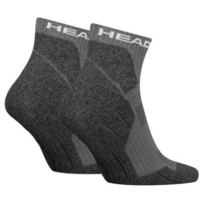 HEAD Wandelsokken All Climates Hiking Quarter 2-pack Grijs-43/46