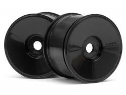 Dish wheel black (83x56mm/2pcs)